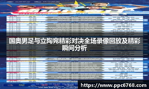 国奥男足与立陶宛精彩对决全场录像回放及精彩瞬间分析